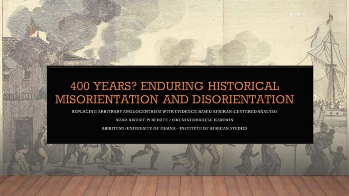 400 Years? Enduring Historical misorientation and disorientation and the Year of Return