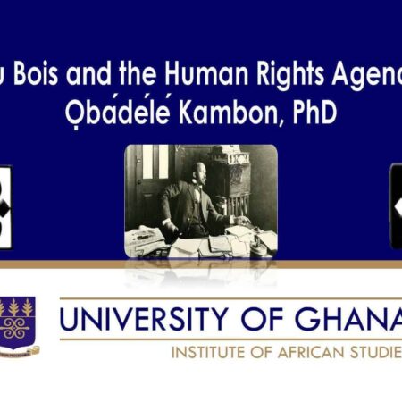 Du Bois and the Human Rights Agenda: 150th Anniversary Symposium