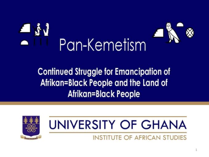 Pan-Kemetism: Emancipation of Afrikan=Black People & Land of Afrikan=Black People